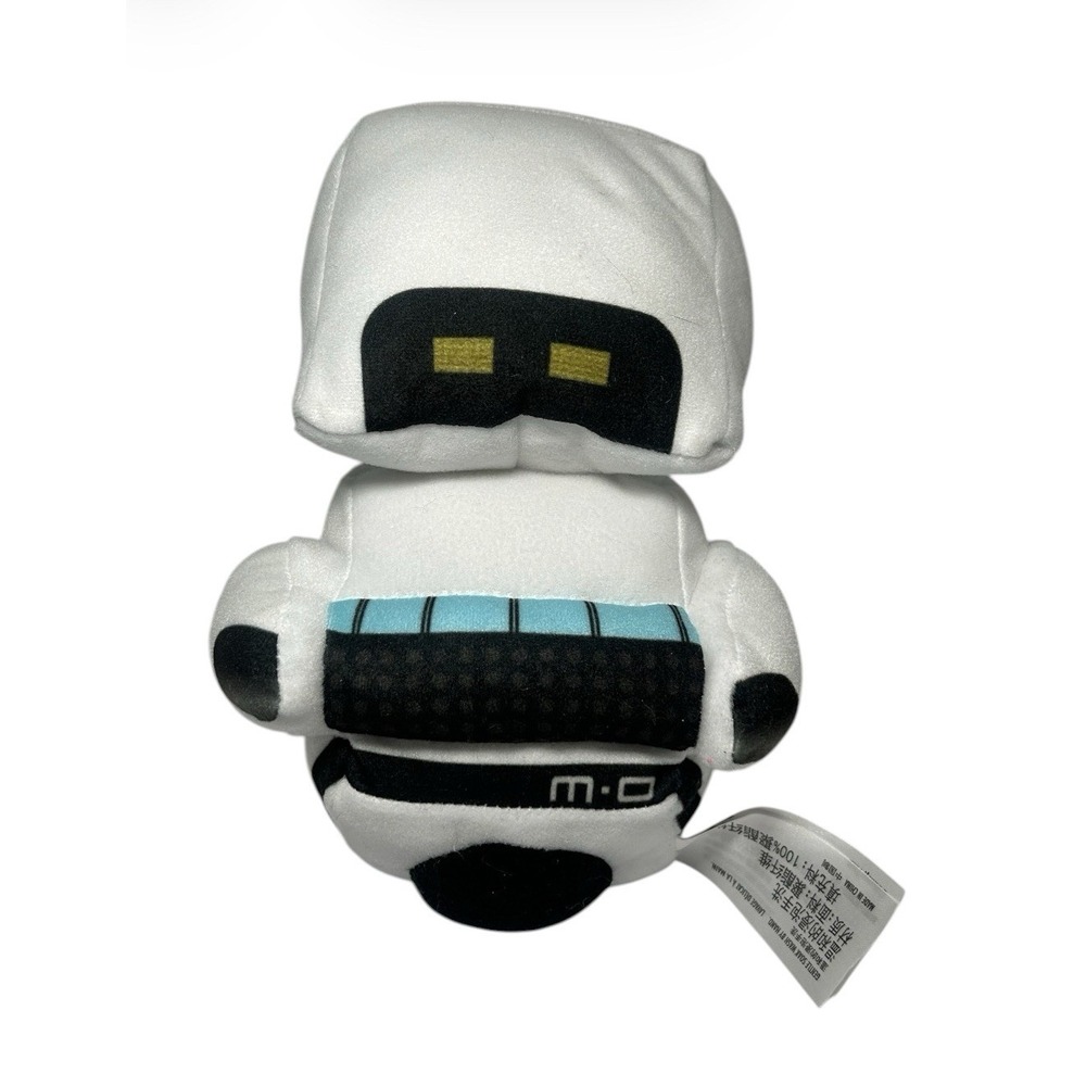 Wall-E MO Plush‎ Disney Robot White Cleaning Space M-O Stuffed Toy 8"